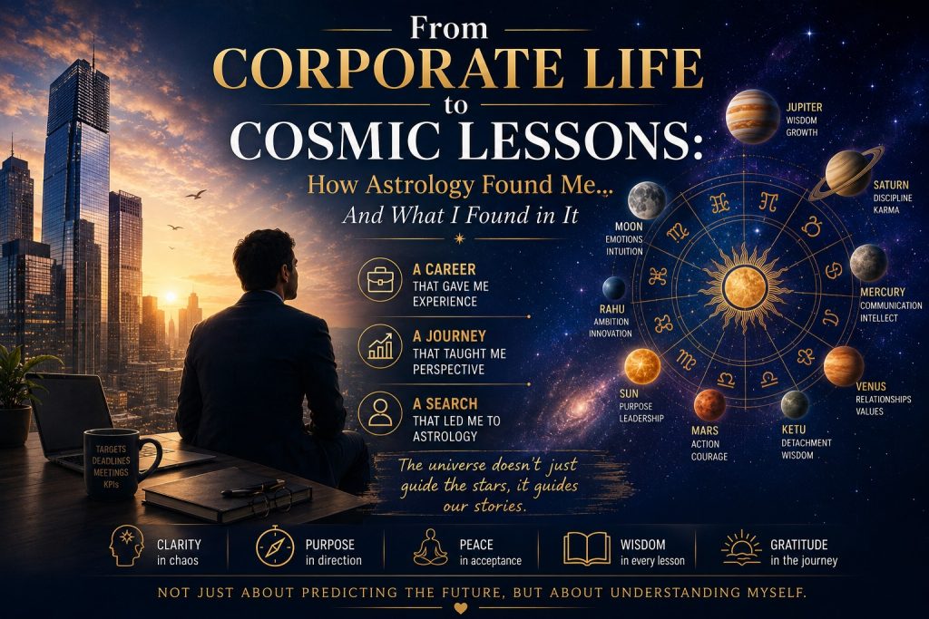 From Corporate Life to Cosmic Lessons: How Astrology Found Me... And What I Found in It 